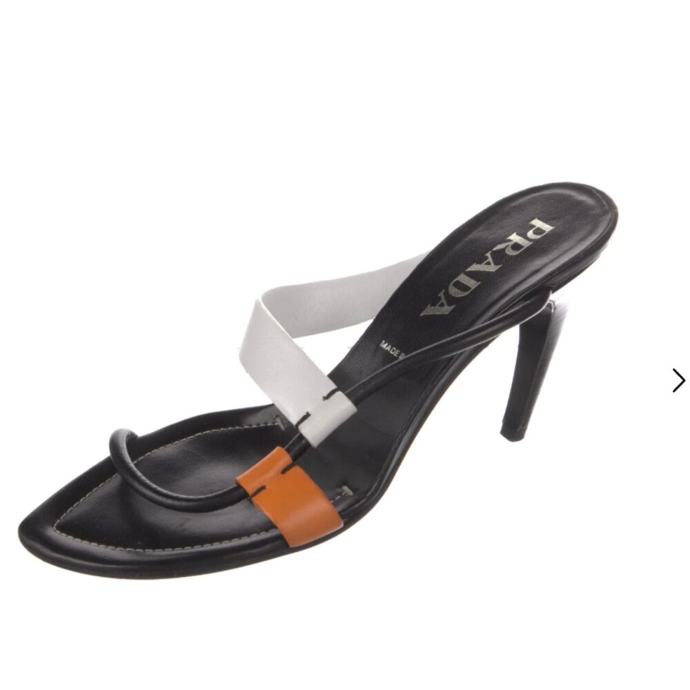 Prada Leather Slides